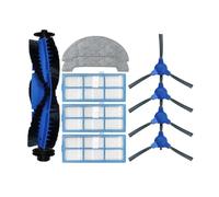 BLIRBAMD Replacement Accessories Main Brush Side Brush Mop Cloth Filter,Compatible For BlitzWolf,BW-VC3,Robot Vacuum Cleaner(D)