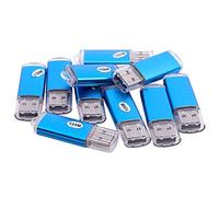 Blisfulhoks 10 x USB Memory 2.0 Memory Stick Flash Drive 128MB Gift Blue