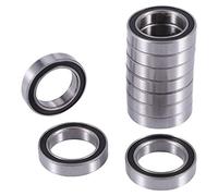 Blisfulhoks 10PCS 6701-12X18X4 mm Miniature Double Rubber Sealed Deep Groove Ball Bearings