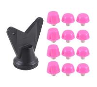 Blisfulhoks 12Pcs Football Shoe Spikes Soccer Boot Cleats M5 Threading Screw 7mm 10mm Anti Slip Replacement Studs Easy to Use Pink