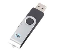 Blisfulhoks 1GB Black USB 2.0 Flash Memory Stick Jump Drive Fold Pen 2.17" X 0.71" X 0.24"