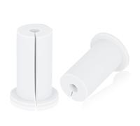 Blisfulhoks 2 PCS Cable Routing Kit for, Ethernet Cable Wall Grommet, Silica Gel White