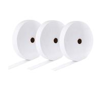 Blisfulhoks 3Rolls JellyRoll Batting Strip 2 1/4 Inch Total 150 Yards Cotton Blend Batting on A Roll,Flexible Quilt Batting for Rugs