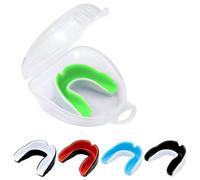 Blisfulhoks 5 Packs Kids Youth Mouth Guard - Football Mouth Guard, EVA Food Grade Material Mouthpiece with Portable Case Easy to Use