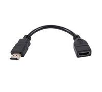 Blisfulhoks -compatible Male To Female Extender Cable Short And Convenient For Chrome Cast, Fire, Stick Connection To Tv