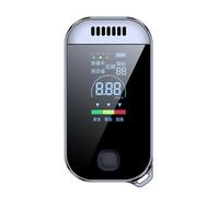 Blisfulhoks Digital Alcohol Tester Professional Breathalyzer with LCD Display Plastic Electronic Alcohol Tester Keychain