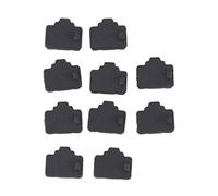 Blisfulhoks Ethernet Hub Port RJ45 Anti Dust Cover Cap Protector Plug 10Pcs Black