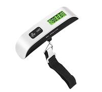 Blisfulhoks LCD Digital Hanging Scale Luggage Suitcase Baggage Weight Scales with Belt for Electronic Weight Tool 50Kg/110Lb, Black