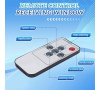 Blisfulhoks Mini TV 7 Inch HD Monitor 800X480 Portable Car LCD Screens on DVD/CMMB Two Input for Passenger Cars Trucks