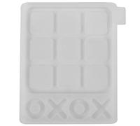 Blisfulhoks Noughts and Crosses Game Silicone Mold 3D Chess Board Mold Diy Epoxy Resin Mirror Mould Ox Chess Game Mold Making Tool S