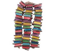 Blisfulhoks Parrot Toys for Birds Cardboard Big Bird Toys African Grey Parrot Toys Natural Wooden Bird Cage Chewing Toy