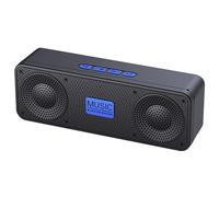 Blisfulhoks Portable FM Radio Wireless Bluetooth 5.0 Speaker Mini MP3 Music Player Reusable A