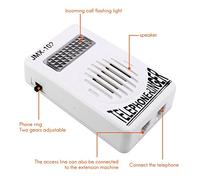 Blisfulhoks RJ11 Adapter Louder Telephone Ring Flash Amplifier Ringer for Landline Telephone