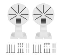 Blisfulhoks Security Camera Mount Bracket,ABS Indoor Outdoor Wall Mount L-Type Bracket for CCTV Security Dome IP Camera Mounting