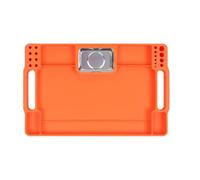 Blisfulhoks Silicone Tool Holder Tray Silicone Tool Holder Multi-Purpose Mat Repair Storage Segmented Mechanics Storage Orange