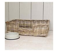 Bliss and Bloom Wicker Dog Bed Basket LARGE