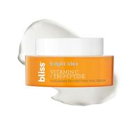 Bliss Bright Idea Vitamin C Eye Cream - Brighten & Hydrate Anti-Aging Treatment, Reduces Fine Lines, Boosts Collagen & Firms, 3-O-Ethyl Ascorbic Acid, Tri-Peptide & Licorice Root, 0.5fl oz