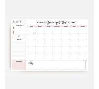 Bliss Collections Monthly Planner with 18 Undated 297 x 420 Tear-Off Sheets - You've Got This Calendar, Organiser, Scheduler, Productivity Tracker for Organising Goals, Tasks, Notes, To Do Lists