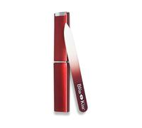 Bliss Kiss Simply Czech Crystal Glass Nail File case & Sleeve | Small Nail File Gentle Nail Files for Natural Nails, Durable Manicure Tool, Perfect Travel Nail File, Emery Boards Alternative