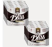 Bliss Luxury Scented Bathroom 40 Toilet Rolls 2 Ply Shea Butter - Super Soft and Strong Toilet Paper - Ultimate Quilted Comfort for a Luxurious Bathroom Experience (40 Rolls)