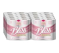 Bliss Luxury Scented Bathroom Toilet Rolls 2 Ply Lotus Flower - Super Soft and Strong Toilet Paper - Ultimate Quilted Comfort for a Luxurious Bathroom Experience (40 Rolls)