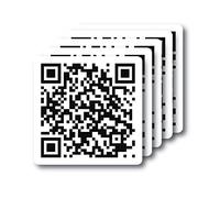 Bliss Monkey Co. (5 Pack) Rick Roll QR Code Sticker - Never Going to Give You Up - Never Gonna Give You Up - 3.5 x 3.5 inch - Funny Prank Joke Gag Gift - Vinyl Sticker Decal - Made in USA (BMC-RROLL)
