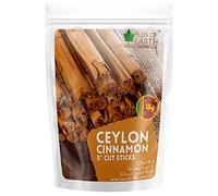 BLISS OF EARTH 100gm Ceylon Cinnamon (Dalchini) 5" Cut Sticks True Whole Raw from Sri Lanka Original Great for Cinnamon Tea, Bread, Roll