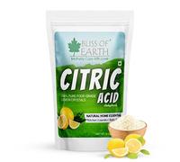 Bliss of Earth Citric Acid Powder Anhydrous | 100% Pure Fine Food Grade | Natural Rust Remover, Descaler, Preserving, Bath Bombs, Sour Drink Ingredient | Vegan, Non-GMO, Resealable Pouch | 4oz