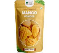 Bliss of Earth Mango Powder 200g - Natural Spray Dried Mango Fruit Powder, Rich in Vitamins A, C & K, Ideal for Smoothies, Shakes, Baking & Desserts