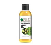 Bliss of Earth Pure Neem Oil For Plants, Cold Pressed Neem Oil For Skin, 100 ml