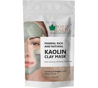 BLISS OF EARTH White Kaolin Clay for Hair & Face, Pure White Kaolin Mud Mask for Skin Care, Acne Treatment & Pore Cleansing, Finest Grade White Clay Powder for Soap Making & Oil Control - 100g