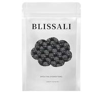 Blissail Exfoliating Antibacterial Shower Towel Extra Long Back Scrubber with Silver Fibre for Dead Skin and Ingrown Hairs for Daily Bath Routine (Black)