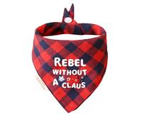 BlissBud Christmas Plaid Dog Scarf is Very Interesting and Suitable for Small and Medium-Sized Dogs, Medium