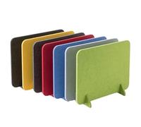 Blissbuilt Acoustic Freestanding Desktop Partition Felt Screen Acoustic,sound Proof Dividers Splatter Guard,Office Desktop Baffle For Testing Center,Educational