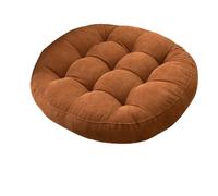 Blissbuilt Corduroy Chair Pad Round Cushion Ultra Soft Comfy Seat Cushion Lovely Cushion Tatami Large Floor Cushion With Thick Padding And Tufted Design For Office Car Carpeted Floors Chair Mats