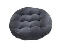 Blissbuilt Corduroy Chair Pad Round Cushion Ultra Soft Comfy Seat Cushion Lovely Cushion Tatami Large Floor Cushion With Thick Padding And Tufted Design For Office Car Carpeted Floors Chair Mats