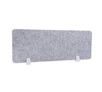 Blissbuilt Desk Divider Desktop Privacy Panel 40/60/80/100cm Raw Clamp-On Acoustic Partition Reduce Noise And Visual Distractions For Offices Libraries Classroom