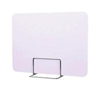 Blissbuilt Desk Divider Panels 40 * 60cm,PVC Partition Board Desk Privacy Panel,Sneeze Guard Protective Screens,For Home Offices Libraries Classroom