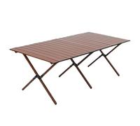 Blissbuilt Portable Folding Egg Roll Table,Camping Trip Picnic Barbecue Table For 4-8 Person,Garden Outdoor Table With Carry Bag For Traveling Parties Beach