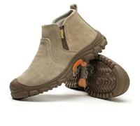 Blissbuilt Welding Work Boots For Men Slip On Steel Toe Cap Trainers Soft Comfortable Safety Boots Puncture Proof Construction Boots Safety Footwear For Welder