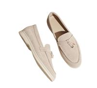 Blissbuilt Womens Casual Comfortable Suede Loafer Lightweight Driving Moccasins Classic Fashion Penny Slip On Ladies Tassel Flat Shoes For Work And SchoolEU35-42