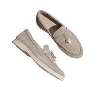 Blissbuilt Womens Casual Comfortable Suede Loafer Lightweight Driving Moccasins Classic Fashion Penny Slip On Ladies Tassel Flat Shoes For Work And SchoolEU35-42