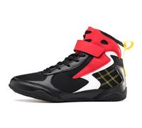 Blissbuilt Wrestling Shoes For Men Women,Unisex Fight Footwear,Teenagers Kickboxing Sparring Boxers Trainers,Non-Slip Breathable Sweat Absorbing Lightweight
