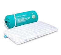 BLISSBURY 2.2 Inch Super Thin Pillow for Sleeping | Cool-to-Touch Premium Memory Foam Flat Pillow for Stomach Sleeper | for Back & Stomach Sleeper | Certified Foam for Neck and Back Support |