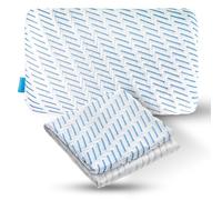 BLISSBURY Stomach Pillow CASE (Case Only) (3.3" H (Standard), Cooling - White)