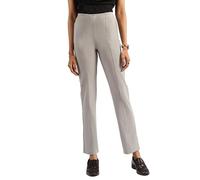 Blissclub The Ultimate Straight Pants-Tall, Gowri Grey Silver, XS