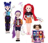 Blisscok K-pop De-mon Hunters 3 PCS Figures,Hunter Figure Desktop Decorations Birthday Christmas Party Supplies Hunters Fans Birthday Desktop Gifts (Set 2)