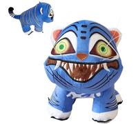 Blisscok Kpop De-mon Plush Merch for Kids K pop Fans Collectors,Purple Cute Plushie Office Desktop Decor Halloween Birthday Gift