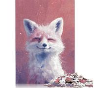Blissful Fox Jigsaw Puzzles Puzzles for Adults Kids. 1000 Pieces Impossible Challenge Toy Educational Games Home Decoration for Educational Games Gifts 1000pcs (38x26cm)
