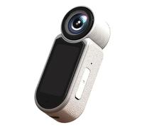 BlissfulAbode 2.7K Ultra-Clear Thumb Camera Compact Lightweight Action Cam for Outdoor White